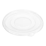 Lids, Flat, Pulp Tek, Plastic, Clear, 7.15 x 0.5 Inch, Fits 32 Ounce Sugarcane Salad Bowls,1 - 100 COUNT