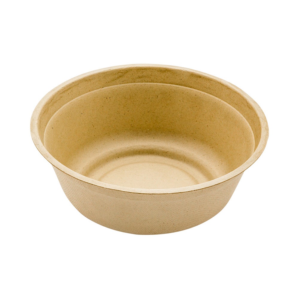 Bowls, Salad, 32 Ounce, Sugarcane, Natural, Round,1 - 100 COUNT