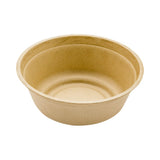 Bowls, Salad, 32 Ounce, Sugarcane, Natural, Round,1 - 100 COUNT