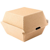 Boxes, Burger, 4 Inch, Paper, Kraft, Hinged, 4 Linear Inch,1 - 100 COUNT
