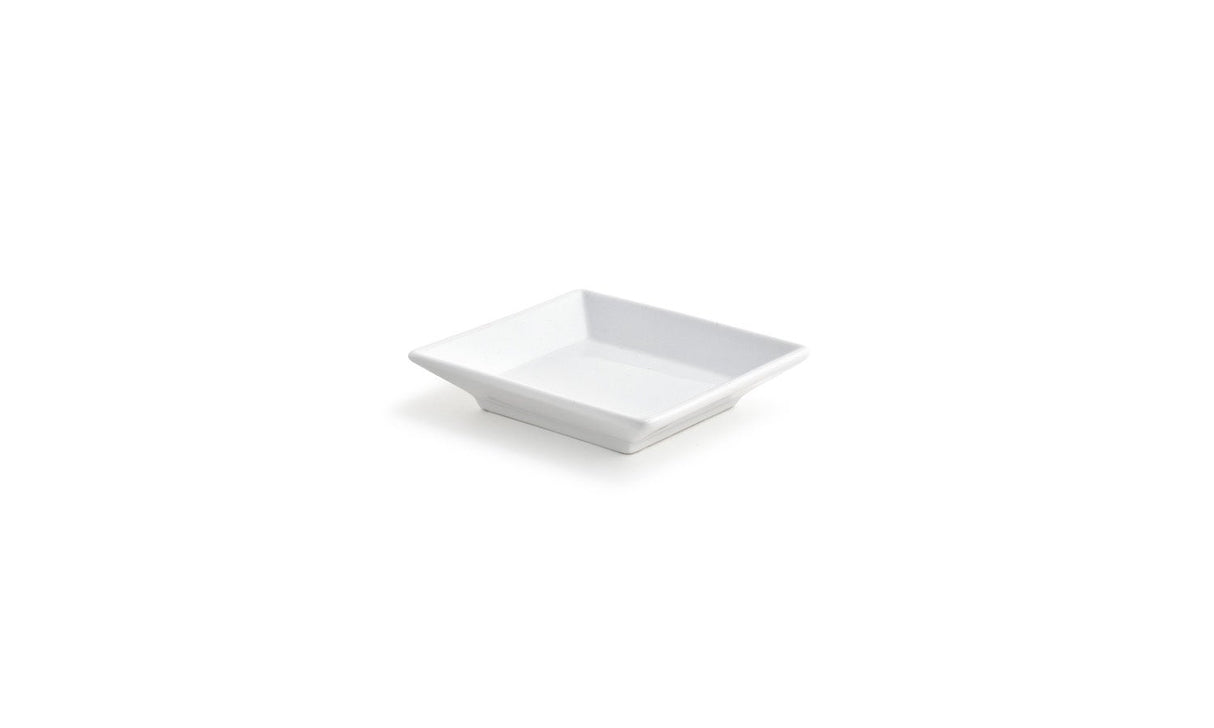Dishes, Kyoto, 3.5 Inch, Bright White, Square, 3.5 Linear Inch,1 - 12 COUNT