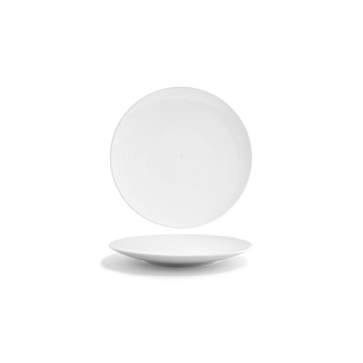 Plates, Spiral, 11 Inch, White, Undecorated,6 - 1 COUNT