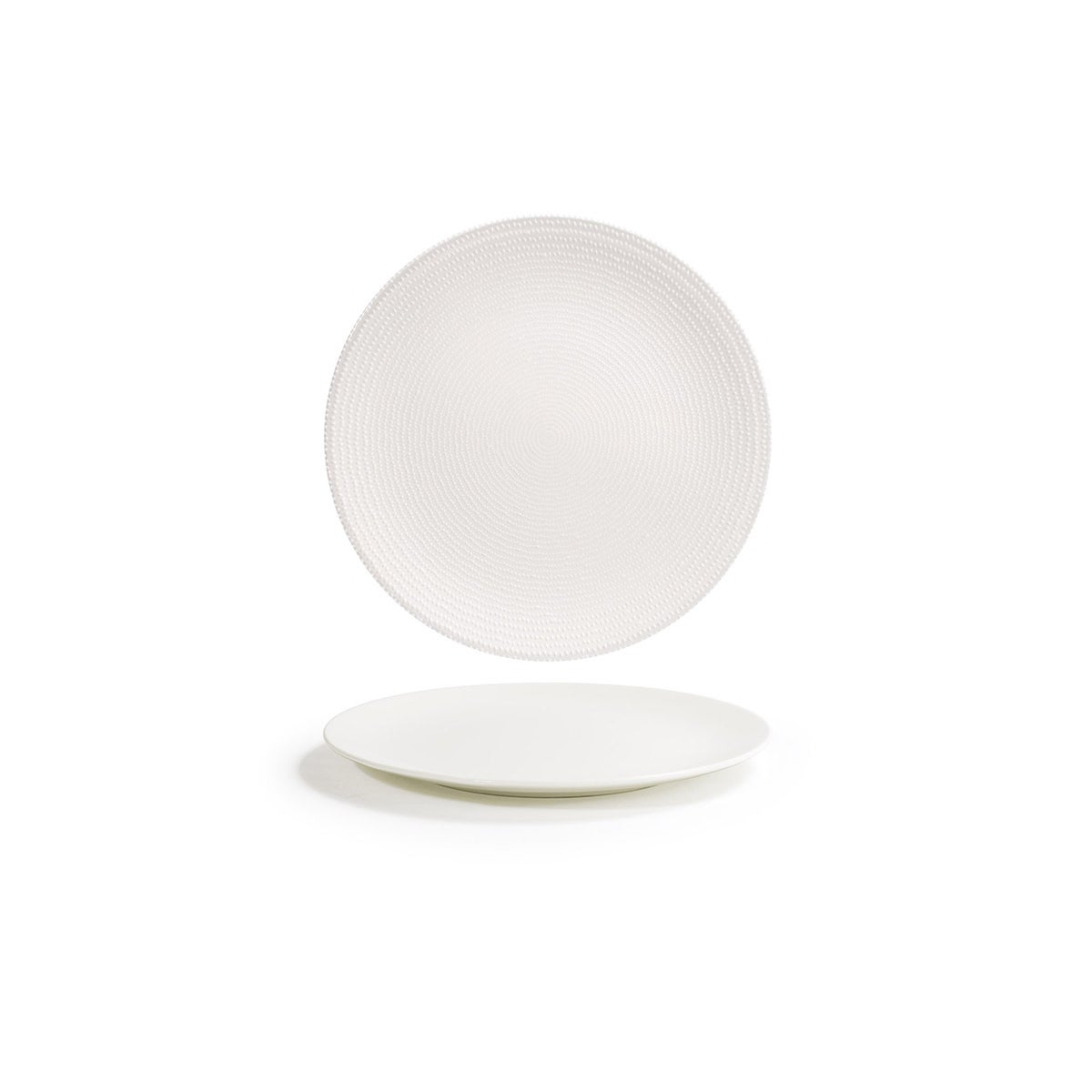 Plates, Coupe, Pearl, 9.5 Inch, White, Round,6 - 1 COUNT