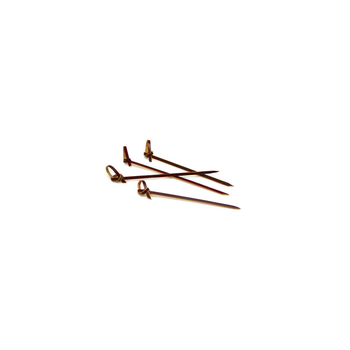 Picks, Knotted, 4.5 Inch, Bamboo, Sepia,12 - 1 EACH
