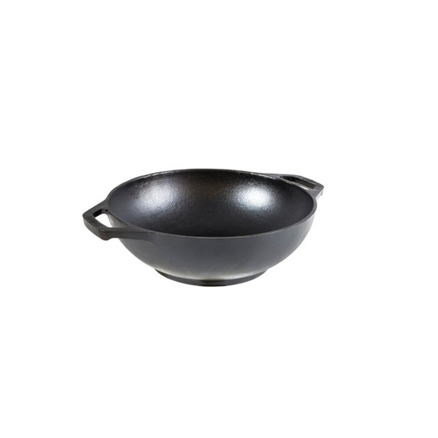 Woks, Mini, 9 Inch, Pre-seasoned, Cast Iron, with Loop Handles,1 - 3 COUNT