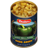 Peppers, Green, Diced,24 - 15 OUNCE