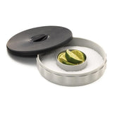 Margarita Rimmers, 6.5 Inch, Silver & Black Plastic,6 - 1 EACH