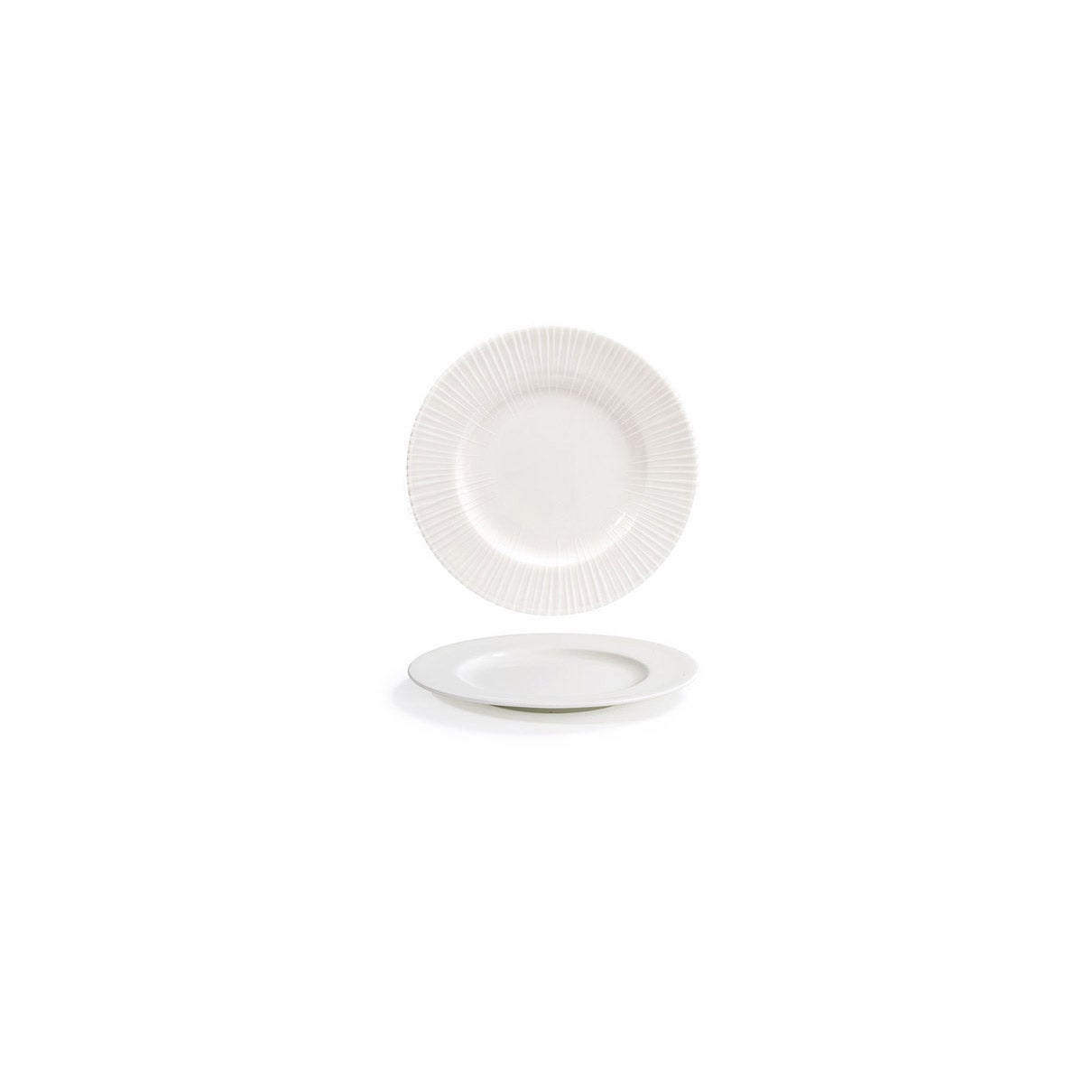 Plates, Rim, Focus, 6.25 Inch, White, Round,6 - 1 COUNT