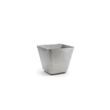Bowls, Tall, Stainless Steel, 19 Ounce, 3.75 x 3.75 x 3.5 Inch, Antique, Square,12 - 1 EACH