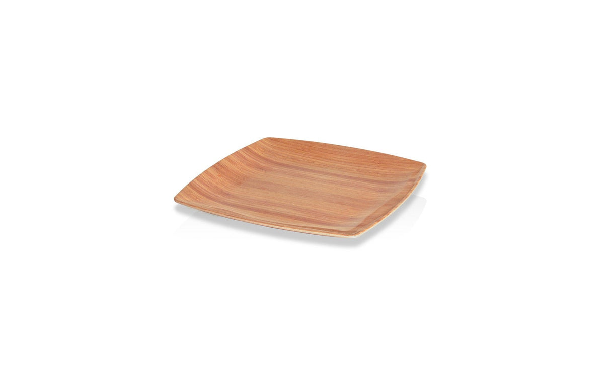 Plates, Platewise Mod, 6.5 Inch, Natural Wood, Square,1 - 12 COUNT