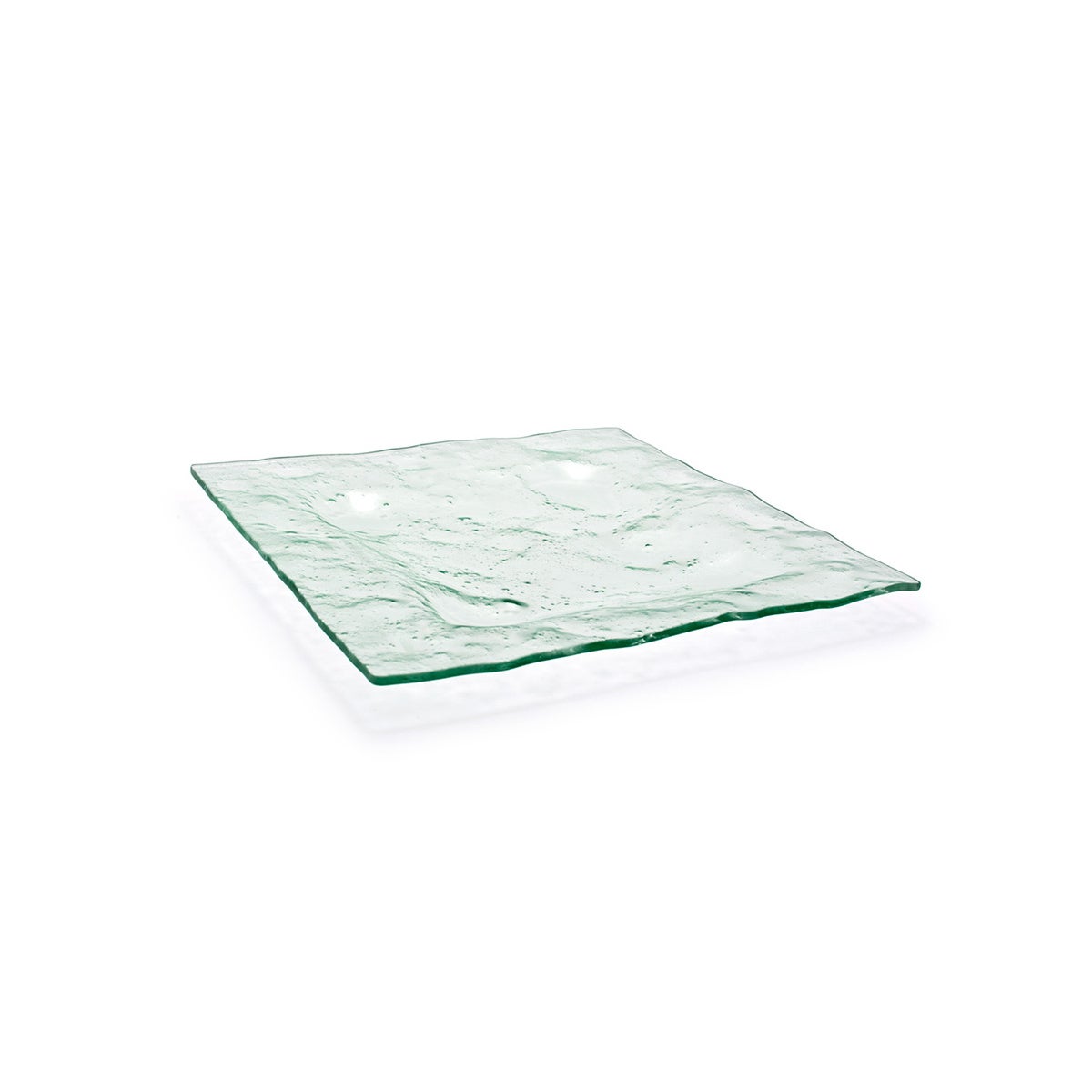 Plates, Glass, 13 Inch, Clear, Square,6 - 1 COUNT