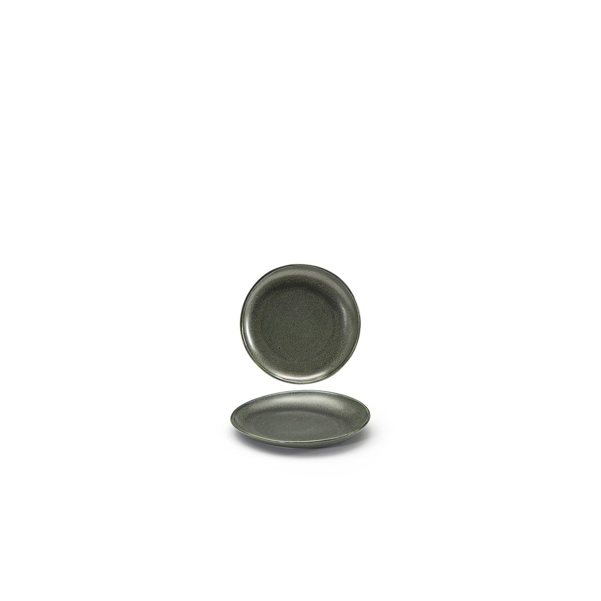 Plates, Porcelain, 6 Inch, Sage, Round,12 - 1 EACH