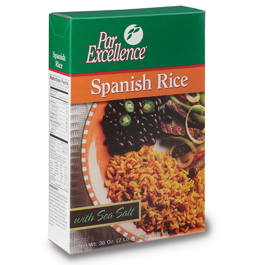 Rice, Spanish, with Sea Salt, Shelf-Stable,6 - 36 OUNCE