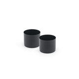 Riser Set, Fuel Cell, 4 Inch, 2-Piece, Matte Black, Metal,1 - 2 COUNT