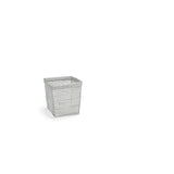 Baskets, 6.25 x 5.5 x 6.75 Inch, Mesh, Grey, Woven Vinyl,4 - 1 COUNT