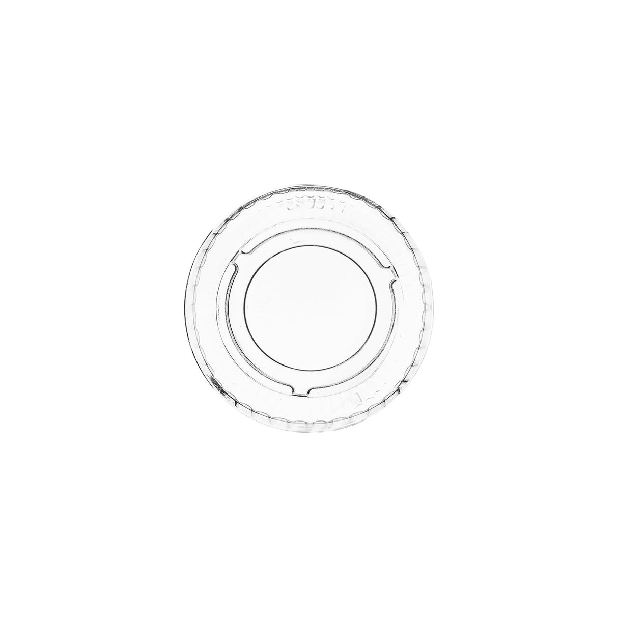 Lids, Plastic, Clear, PLA, Fits 1 Ounce Portion Cups,50 - 100 COUNT