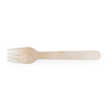 Forks, Wood, Natural, 6 Inch, Birch, Compostable,10 - 100 COUNT