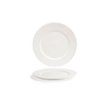 Plates, Rim, Focus, 9.5 Inch, White, Round,6 - 1 COUNT