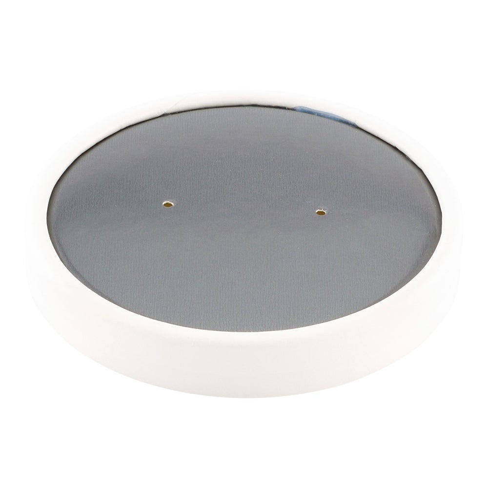 Lids, To Go, Bio Tek, Paper, Gray with White Rim, Round, Fits 12 Ounce To Go Cups,1 - 200 COUNT