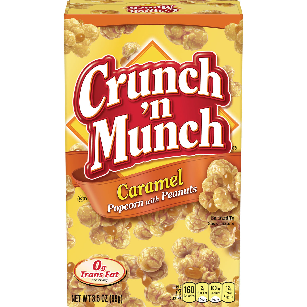 Popcorn, Caramel,12 - 3.5 OUNCE