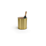 Cylinders, 7 Quart, Matte Brass, Brushed Stainless Steel,4 - 1 COUNT