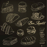 Bakery Wraps & Liners, 12 x 12 Inch, Greaseproof Paper, Bon Appetit, 12 Linear Inch,1 - 500 COUNT