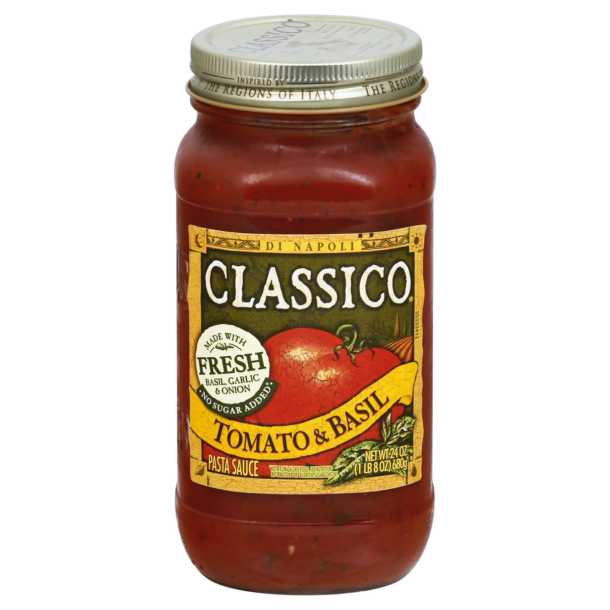 Sauce, Tomato & Basil,12 - 24 OUNCE