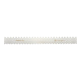 Comb, Decorating, 5 & 10 Millimeter, 19.75 x 2 Inch, Stainless Steel, Semicircle & Double-Sided,1 - 1 EACH