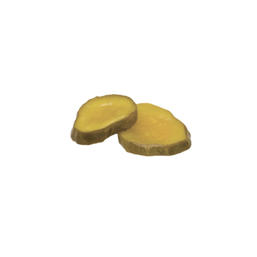 Pickle Chips, Dill, Hamburger-Sliced, Shelf-Stable,1 - 5 GALLON