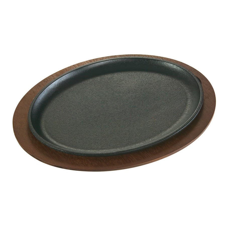 Griddles, Oval, 13.88 x 10 Inch, Pre-Seasoned, Cast Iron,3 - 1 EACH