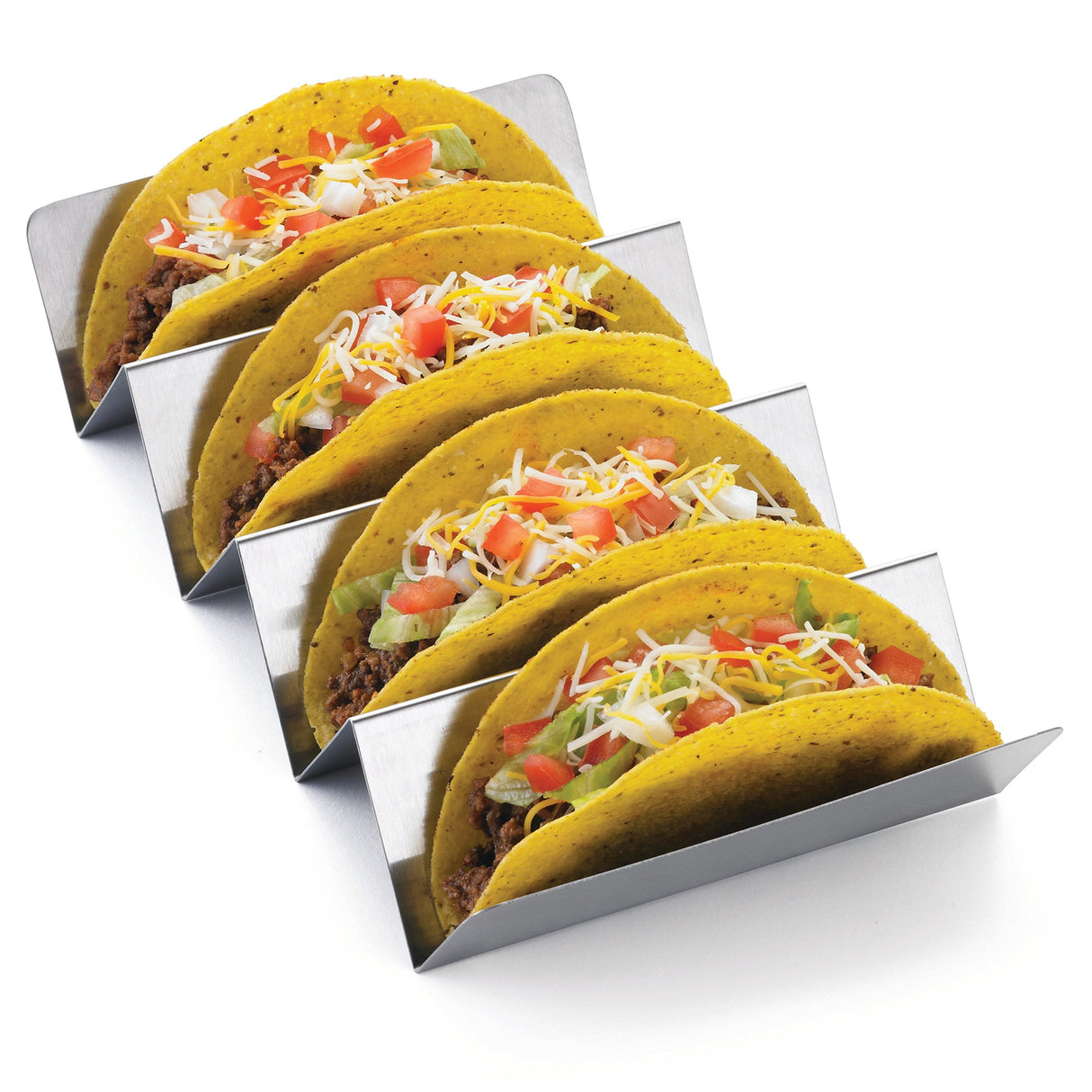 Trays, Prep, 11 x 4 x 2 Inch, Hot Dog & Taco, Stainless Steel,6 - 1 EACH
