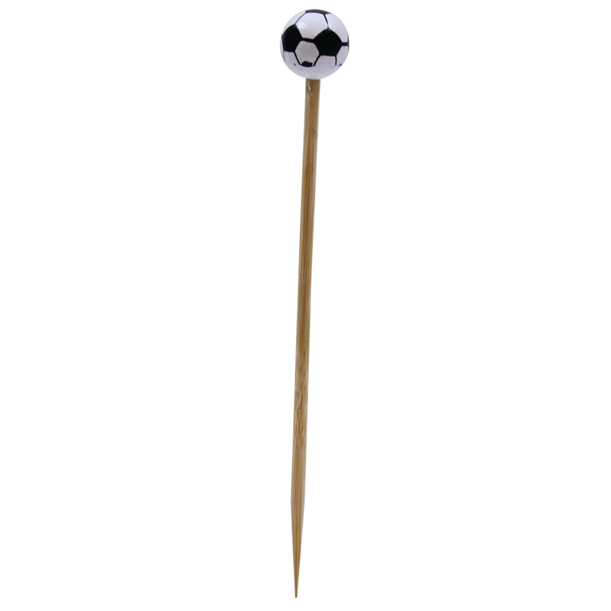 Picks, Soccer Ball, 4.5 Inch, Bamboo, 4.5 Linear Inch,12 - 100 COUNT
