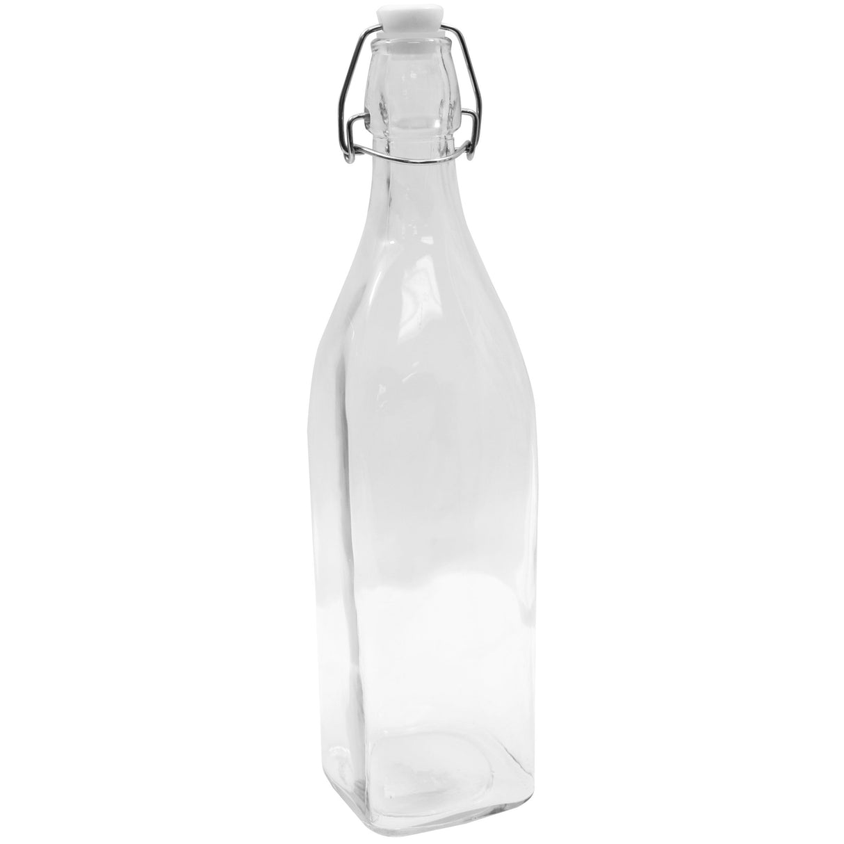 Bottles, Prima, 34 Ounce, Resealable, Clear, Glass, 30727875221682, 34 Ounce,12 - 1 EACH