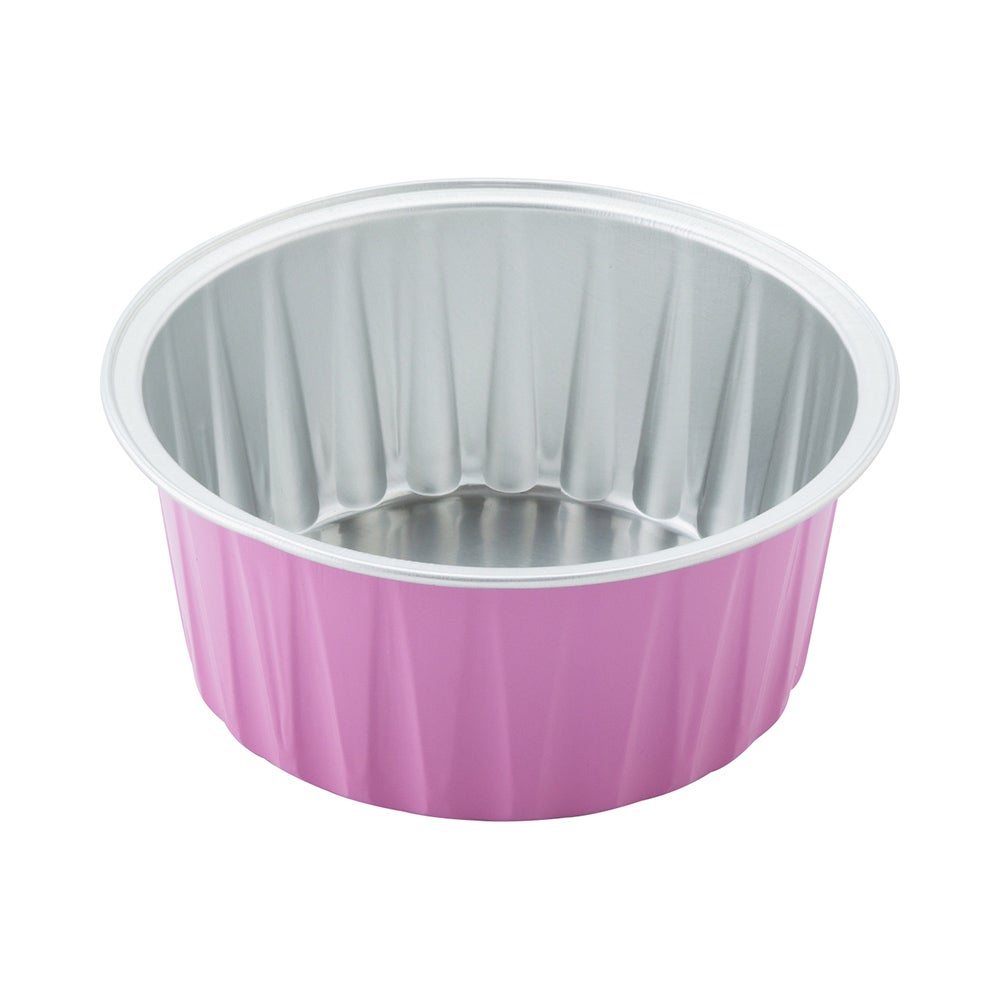 Cups, Baking, 4 Ounce 3.25 x 3.25 x 1.5 Inch, Aluminum, Pink, Round,1 - 100 COUNT