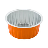 Cups, Baking, 4 Ounce 3.25 x 3.25 x 1.5 Inch, Aluminum, Orange, Round,1 - 100 COUNT