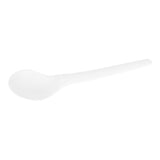 Spoons, Soup, Plantware, Plastic, White, 6 Inch, Renewable & Compostable, 00644632903188, 6 Linear Inch,20 - 50 COUNT