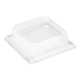 Lids, Dome, Plastic, Clear, for Small Tetra Sushi Container,1 - 100 COUNT