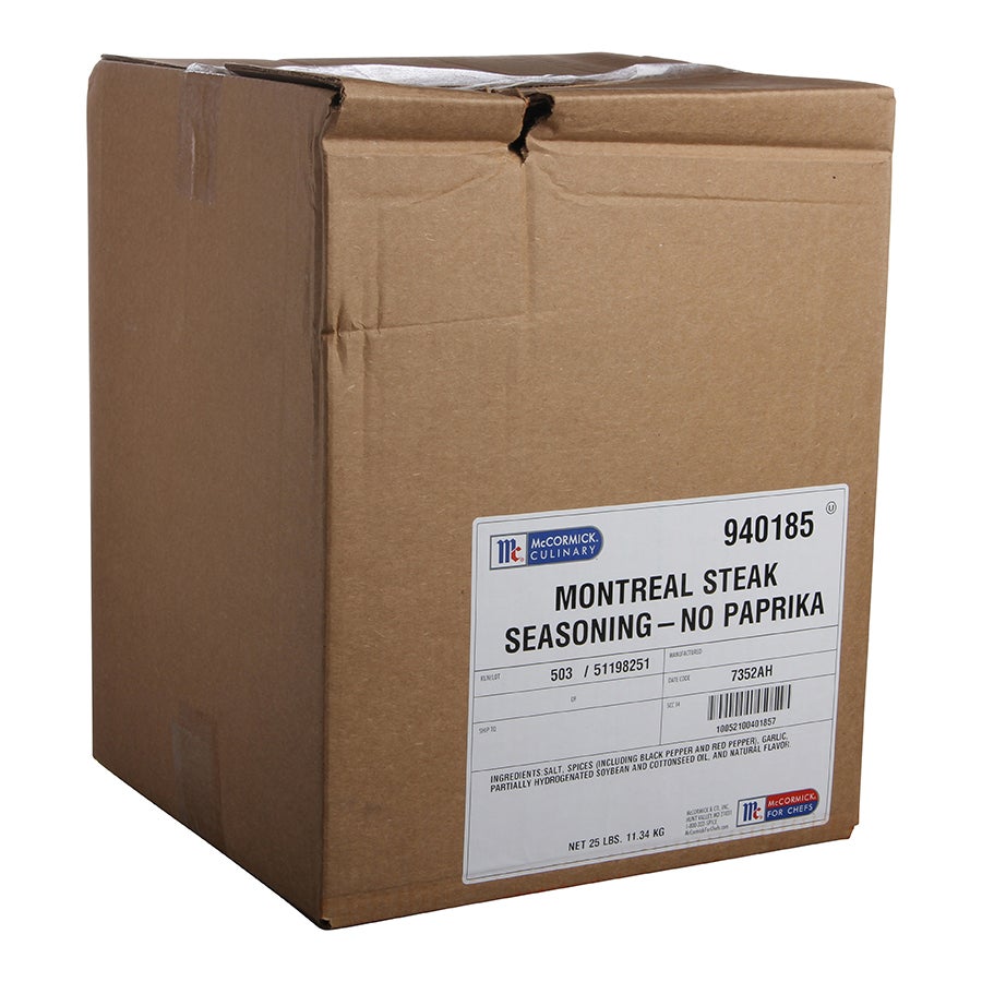 Seasoning, Montreal Steak, No Paprika,1 - 25 POUND