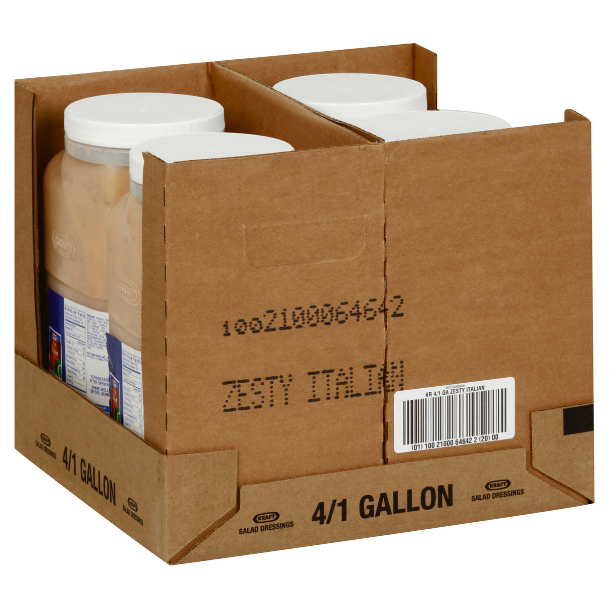 Dressing, Italian, Zesty, Shelf-Stable,4 - 1 GALLON