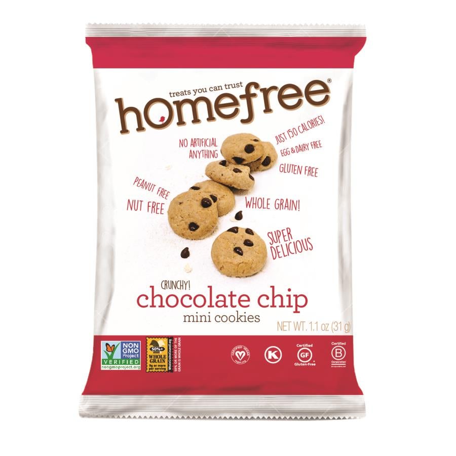 Cookies, Chocolate Chip, Mini, Single-Serve, 1.1 Ounce,30 - 1 COUNT