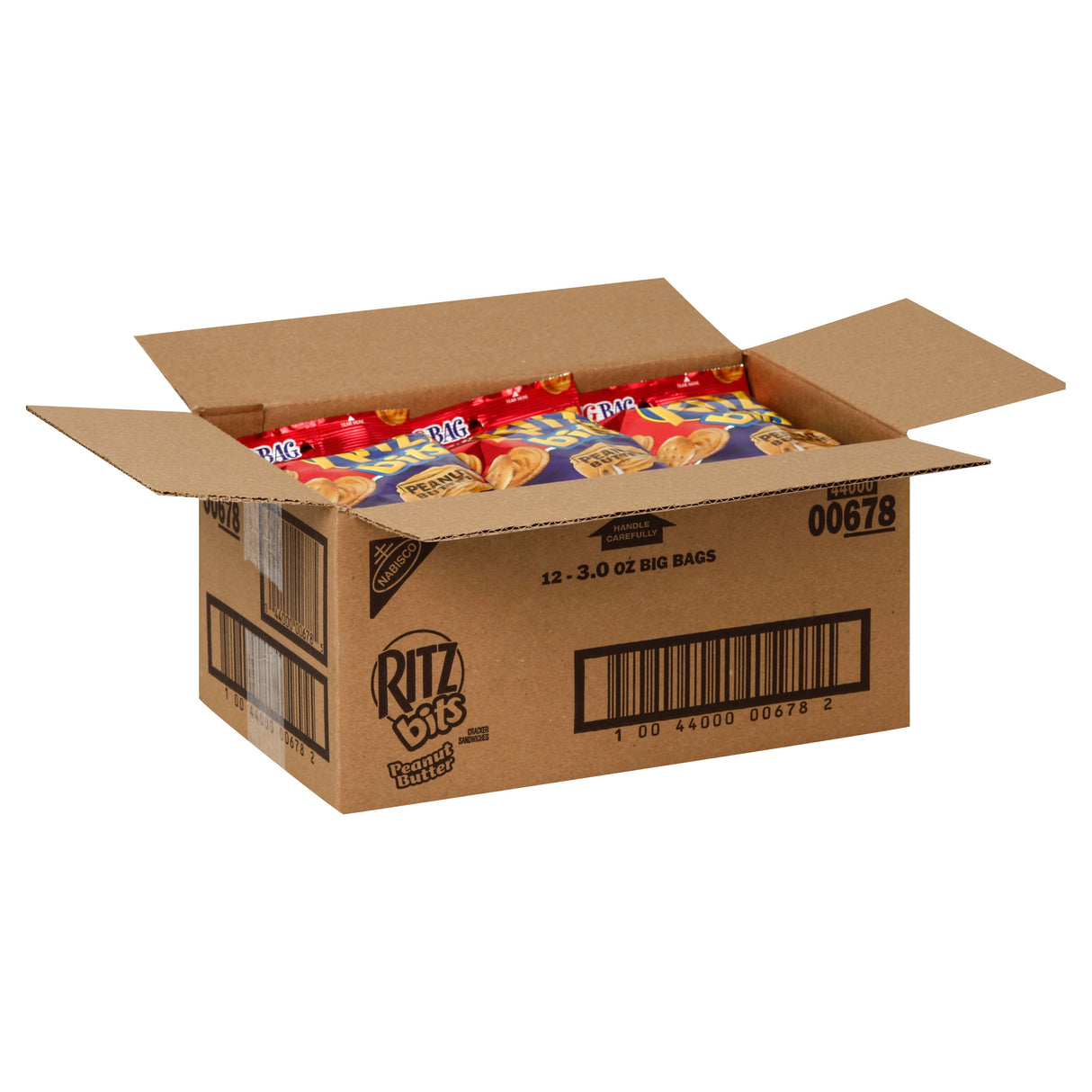 Crackers, Sandwich, Peanut Butter, Big-Bag,12 - 3 OUNCE