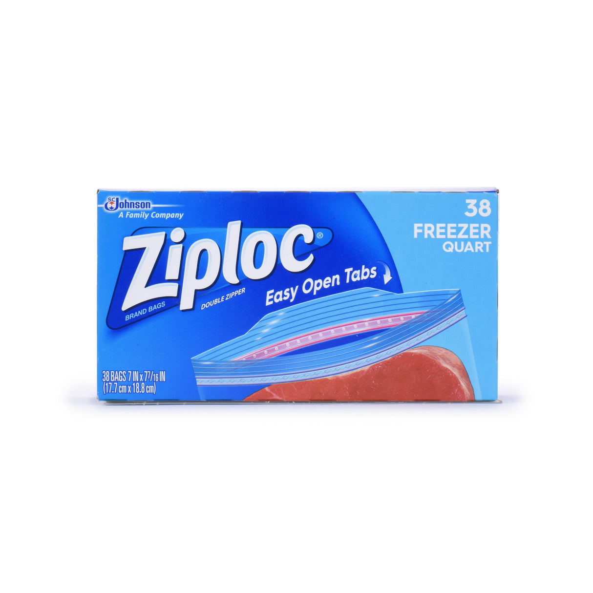 Bags, Recloseable Freezer, 1 Quart, Plastic, Zip Seal,9 - 38 COUNT
