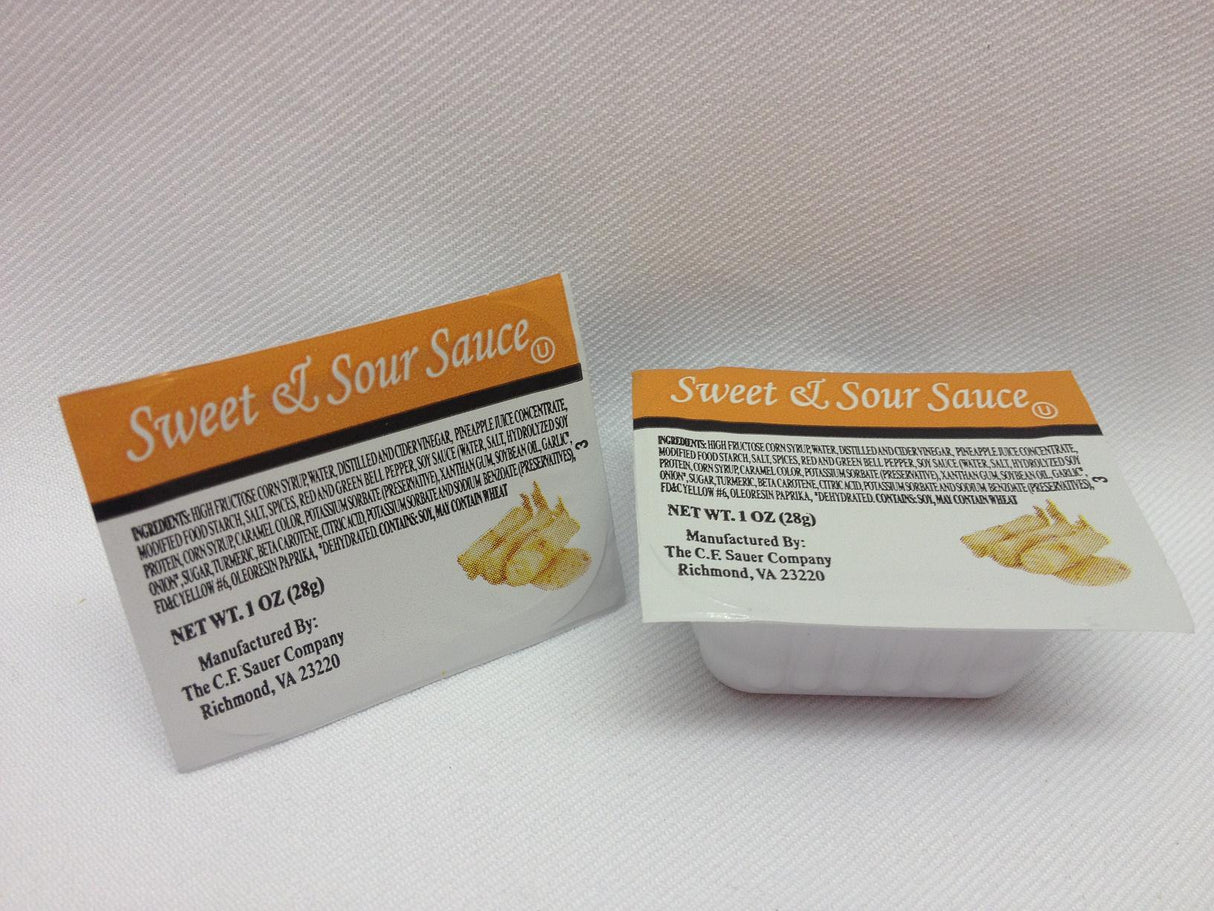 Sauce, Sweet & Sour, Cup,100 - 1 OUNCE