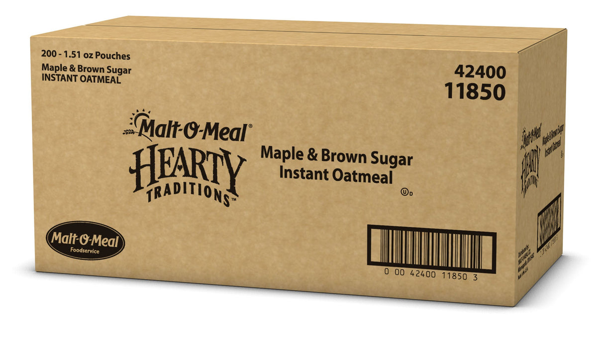 Oatmeal, Maple Brown Sugar, Instant, Single-Serve,200 - 1.51 OUNCE