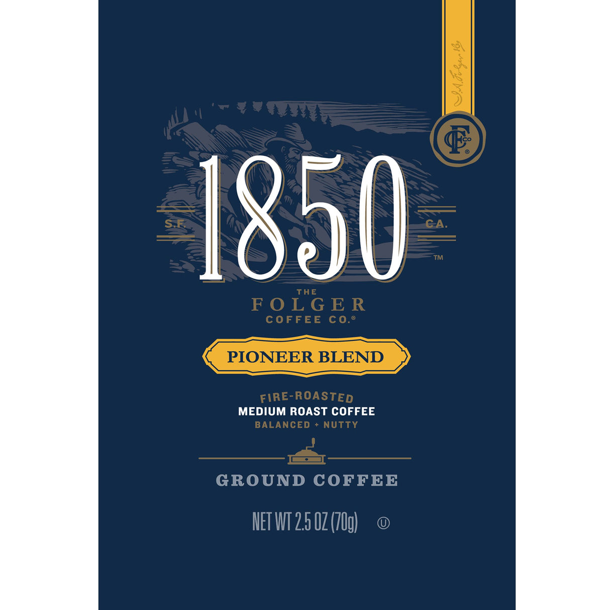 Coffee, Ground, Pioneer Blend, Medium Roast,24 - 2.5 OUNCE