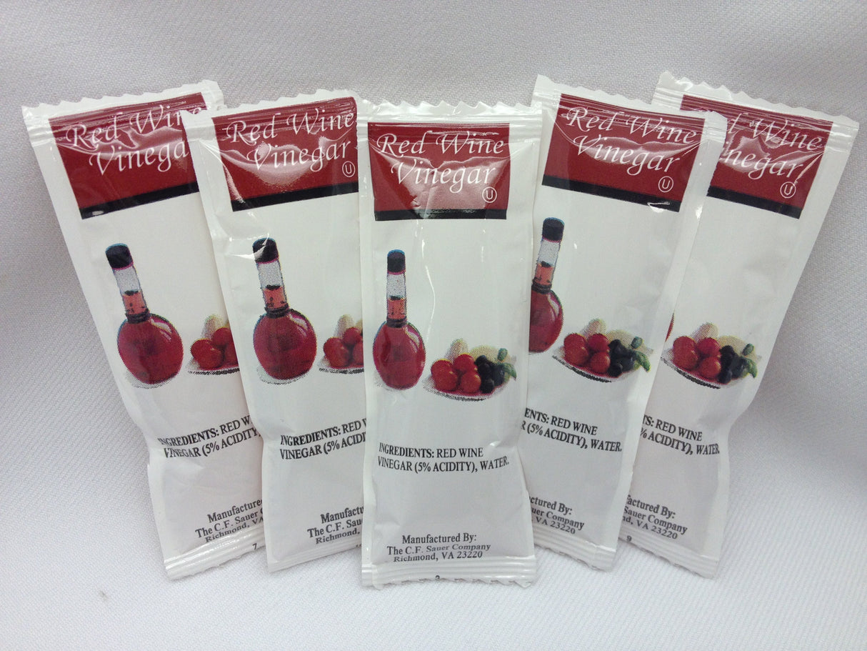 Vinegar, Red Wine, Packets,200 - 9 Gram Avg