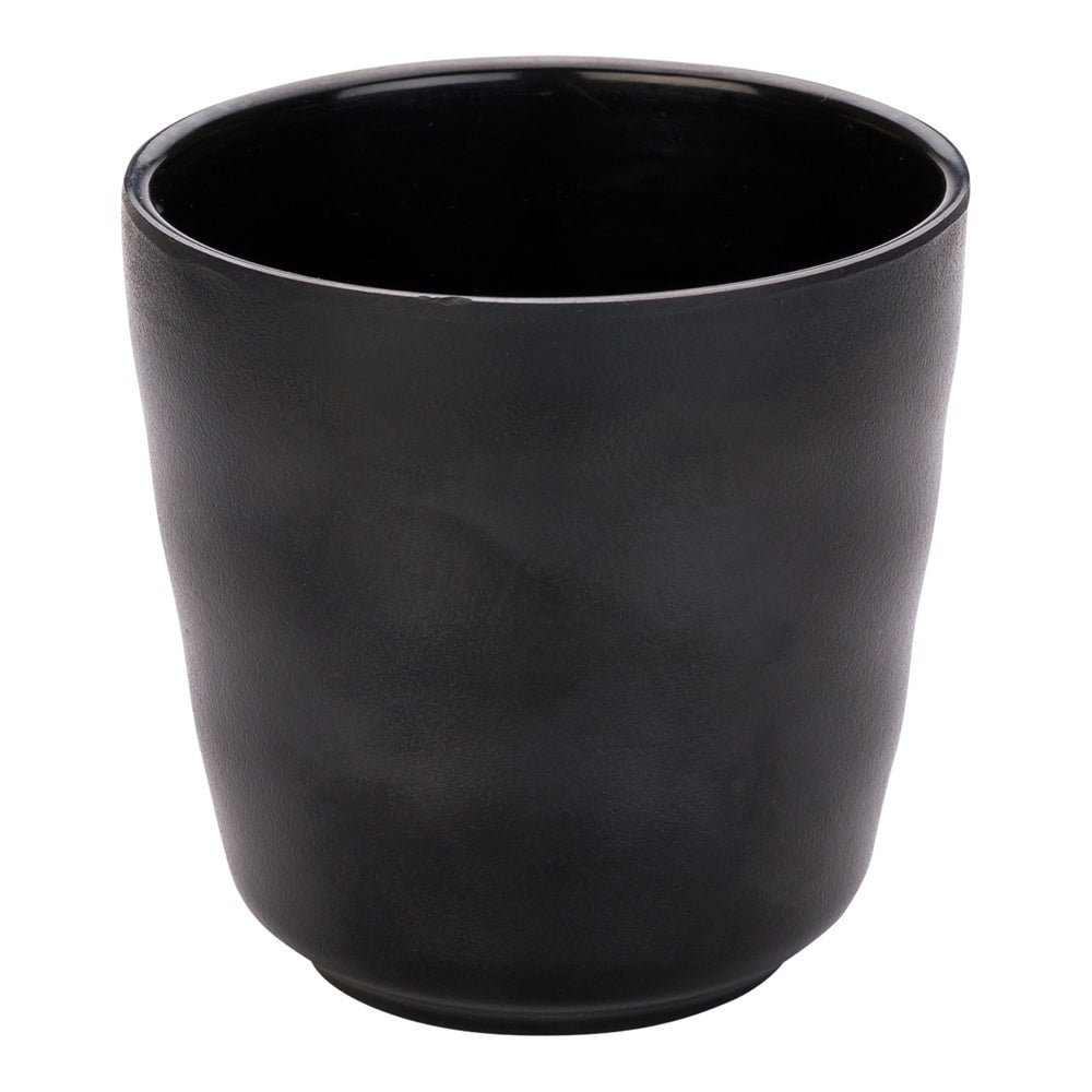 Teacups, Voga Japonais Melamine, 8 Ounce, 3 x 3.25 Inch, Black,1 - 10 COUNT