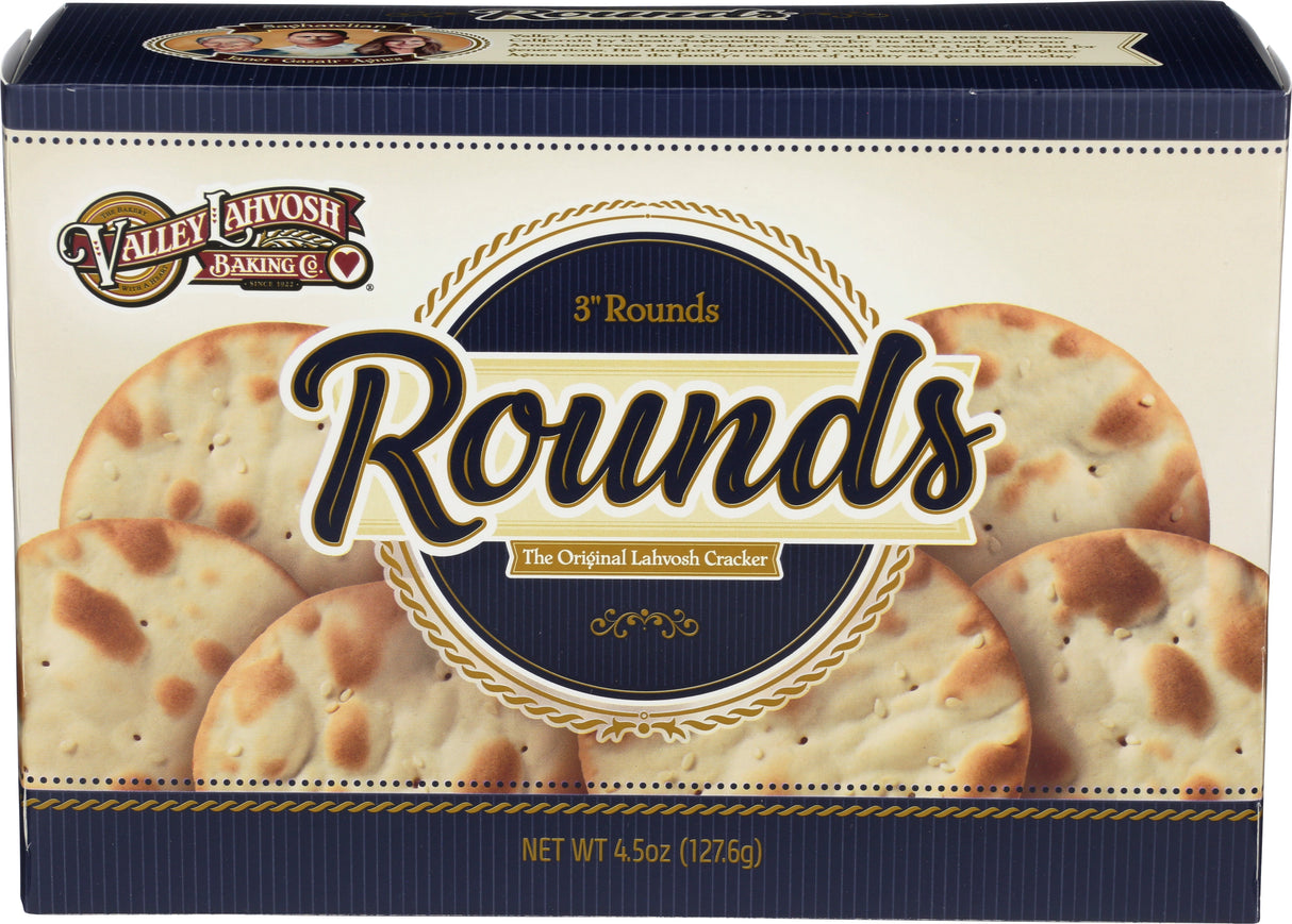 Crackers, Lahvosh, Original, Round, 3 Linear Inch,12 - 4.5 OUNCE
