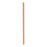 Straws, 7.75 Inch, Paper, Orange with White Zig Zags, Biodegradable, 7.75 Linear Inch,1 - 100 COUNT