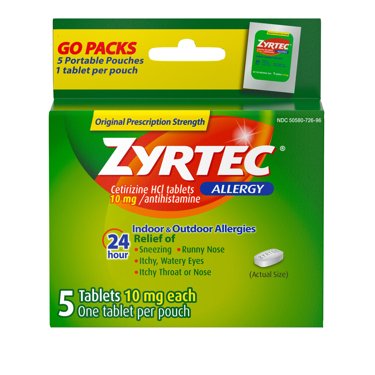 Supplements, Allergy, Indoor & Outdoor, Tablets,45 - 5 COUNT